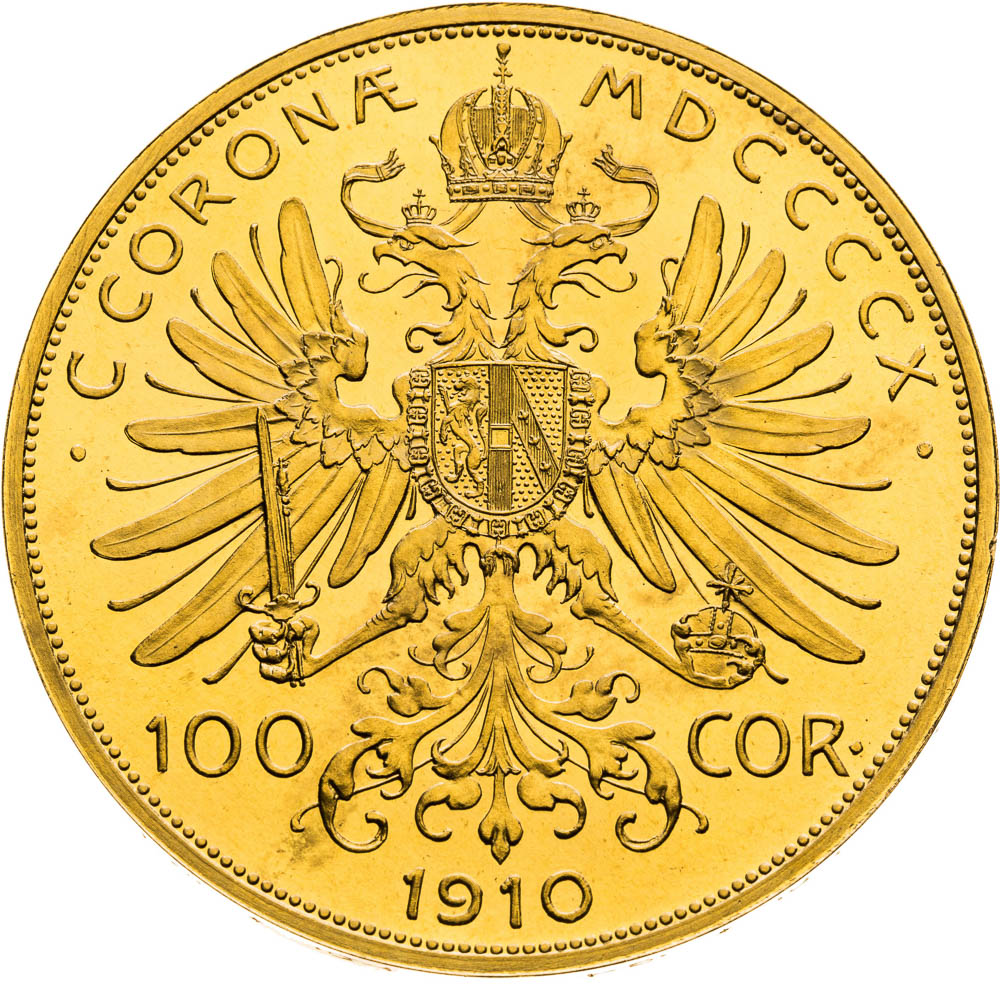 100 Corona 1910 - back