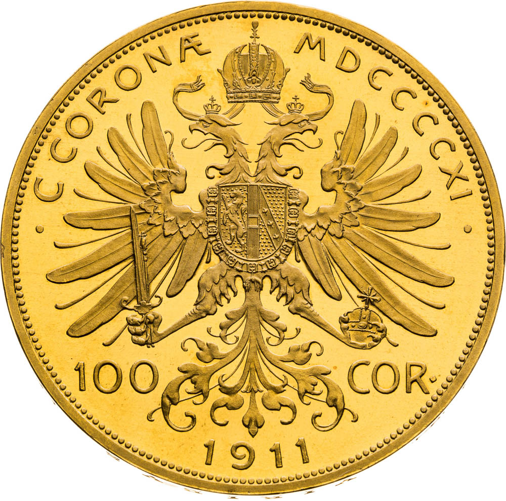 100 Corona 1911 - back