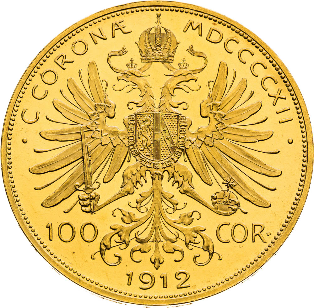 100 Corona 1912 - back