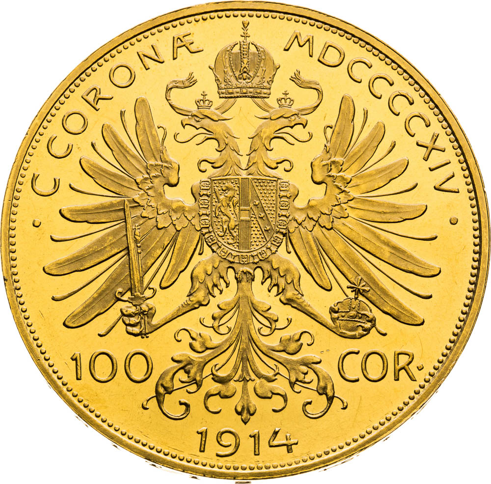 100 Corona 1914 - back
