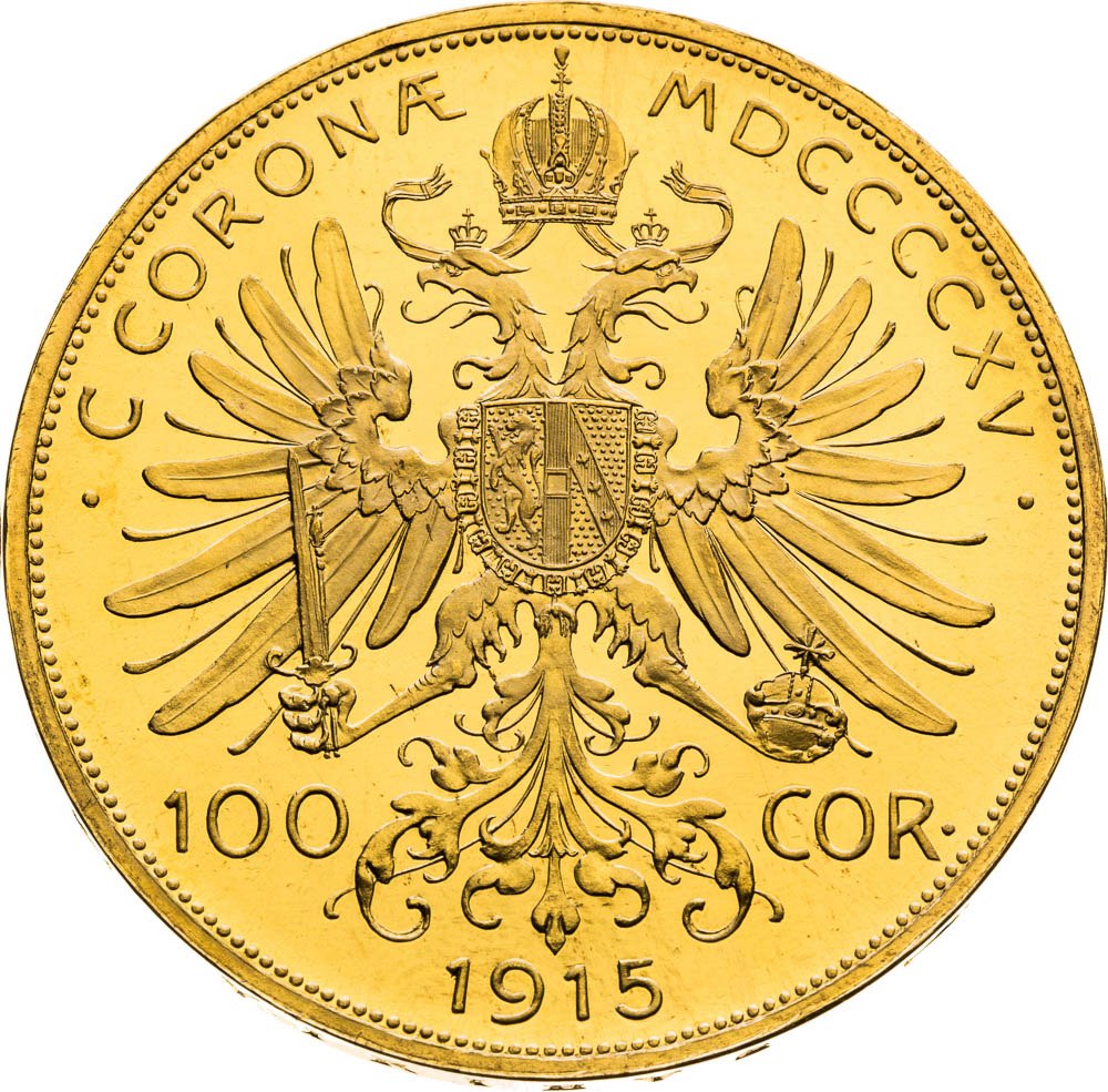 100 Corona 1915 (Restrike) - back