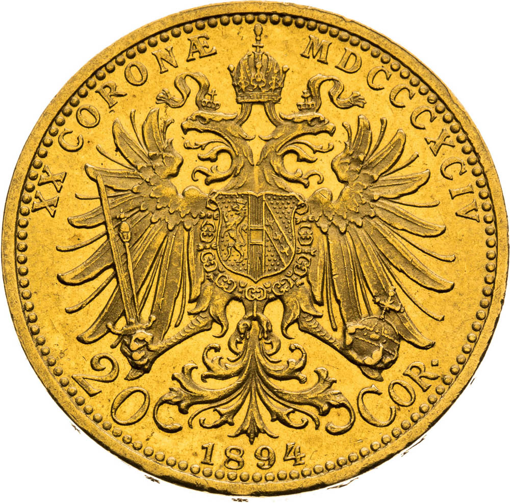 20 Corona 1894 - back