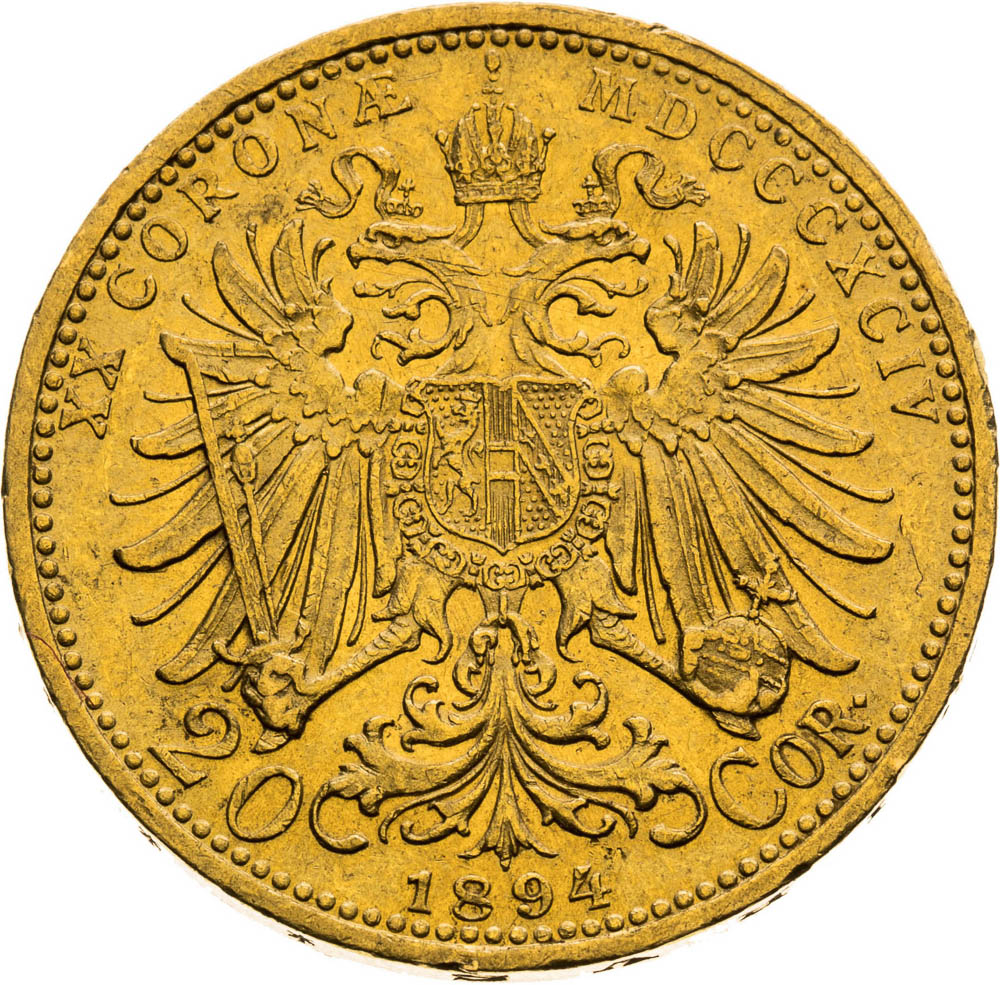 20 Corona 1894 - back