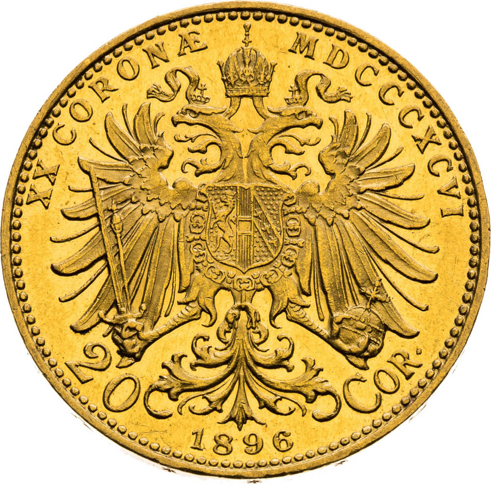20 Corona 1896 - back