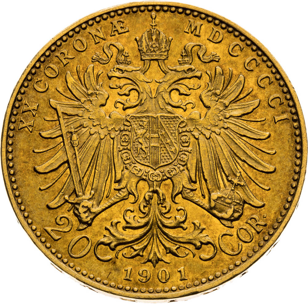 20 Corona 1901 - back