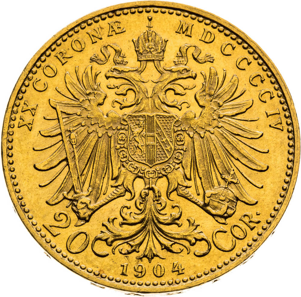 20 Corona 1904 - back