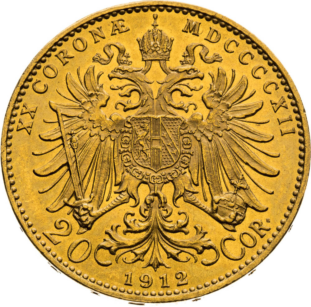 20 Corona 1912 - back