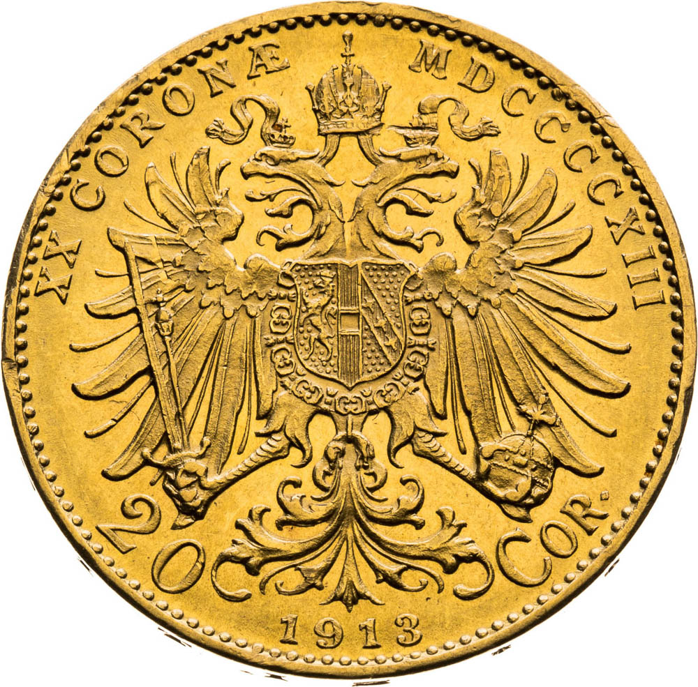 20 Corona 1913 - back
