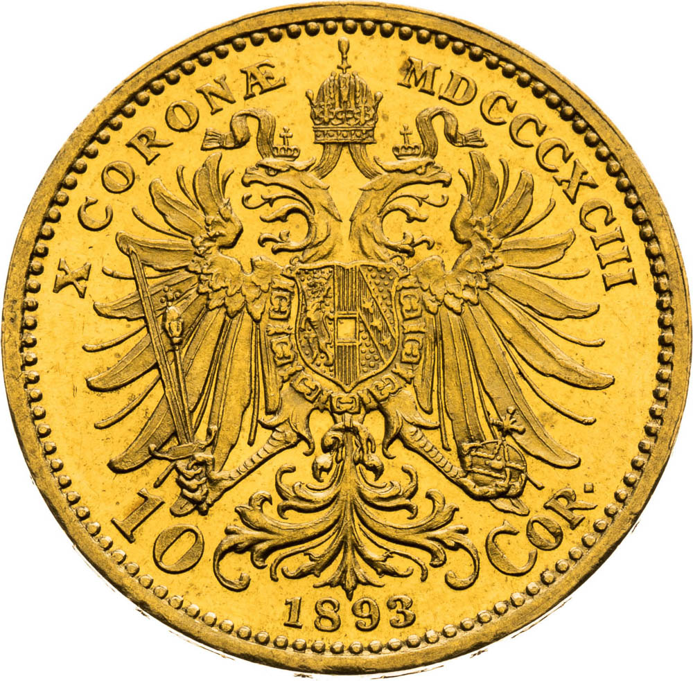 10 Corona 1893 (Pattern Strike)  - back