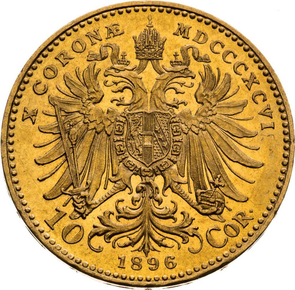 10 Corona 1896 - back