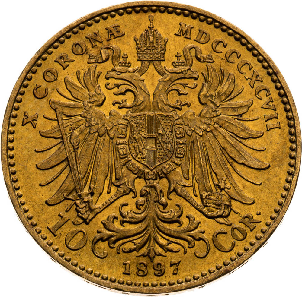 10 Corona 1897 - back