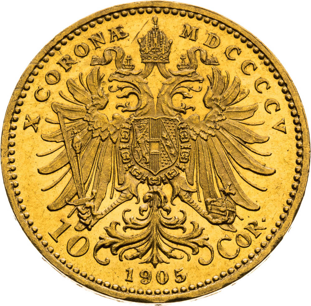 10 Corona 1905 - back