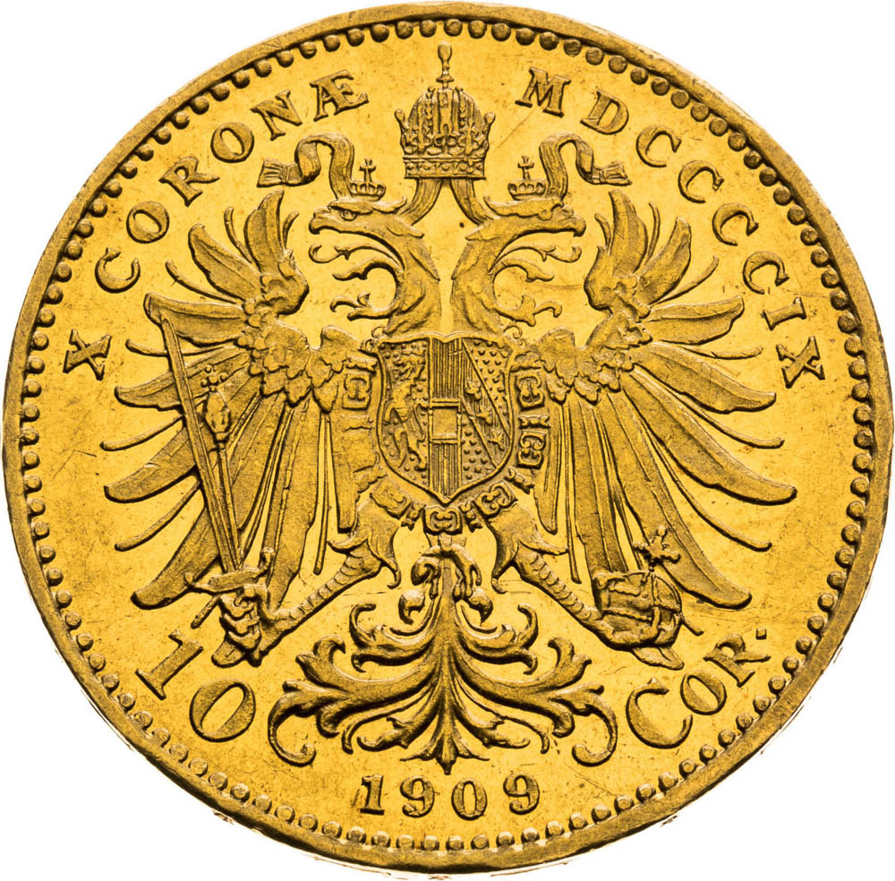 10 Corona 1909 - back
