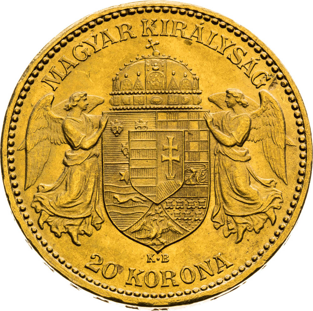 20 Corona 1893 - back