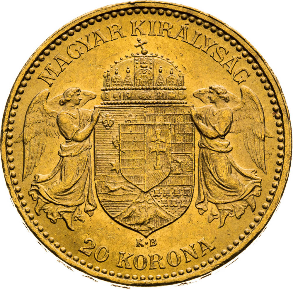 20 Corona 1897 - back