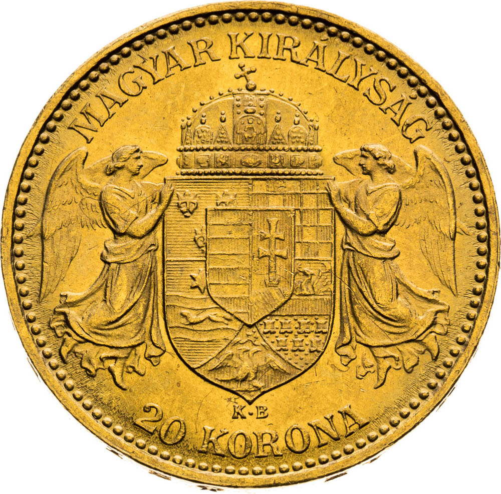 20 Corona 1898 - back