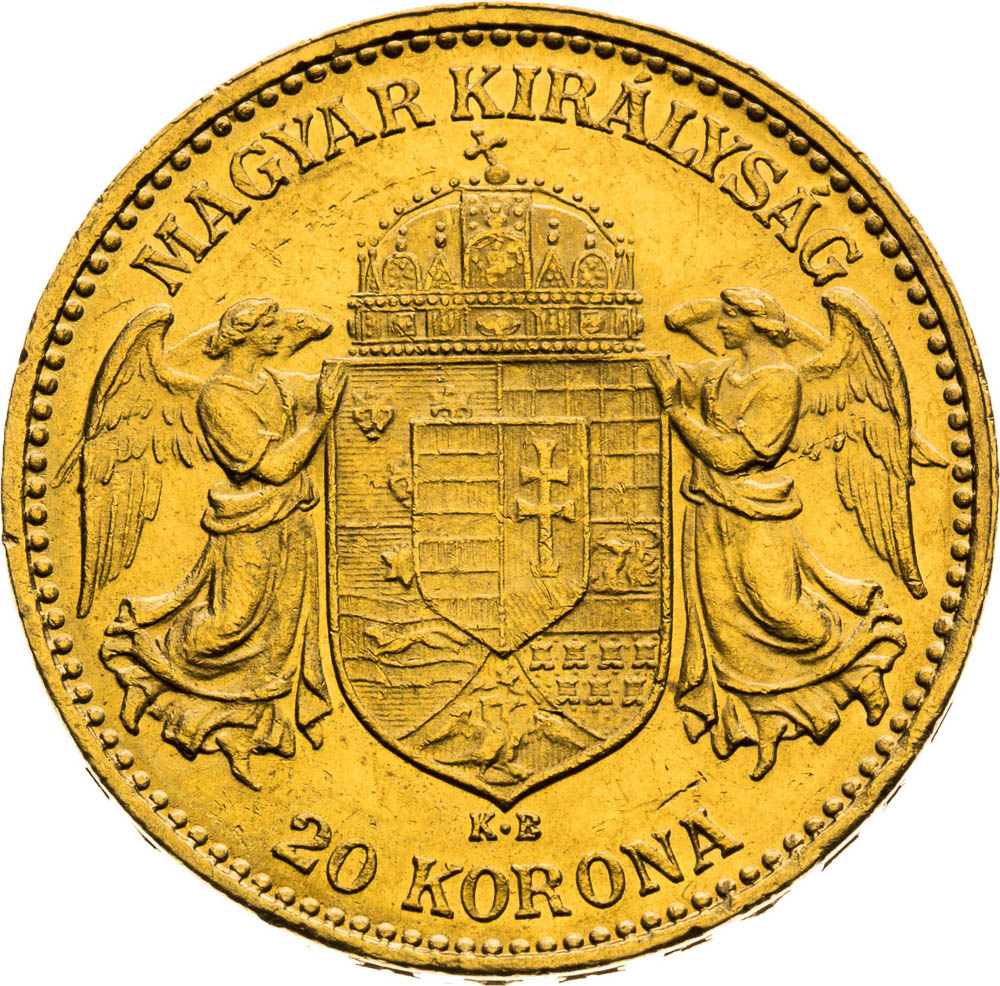20 Corona 1910 - back