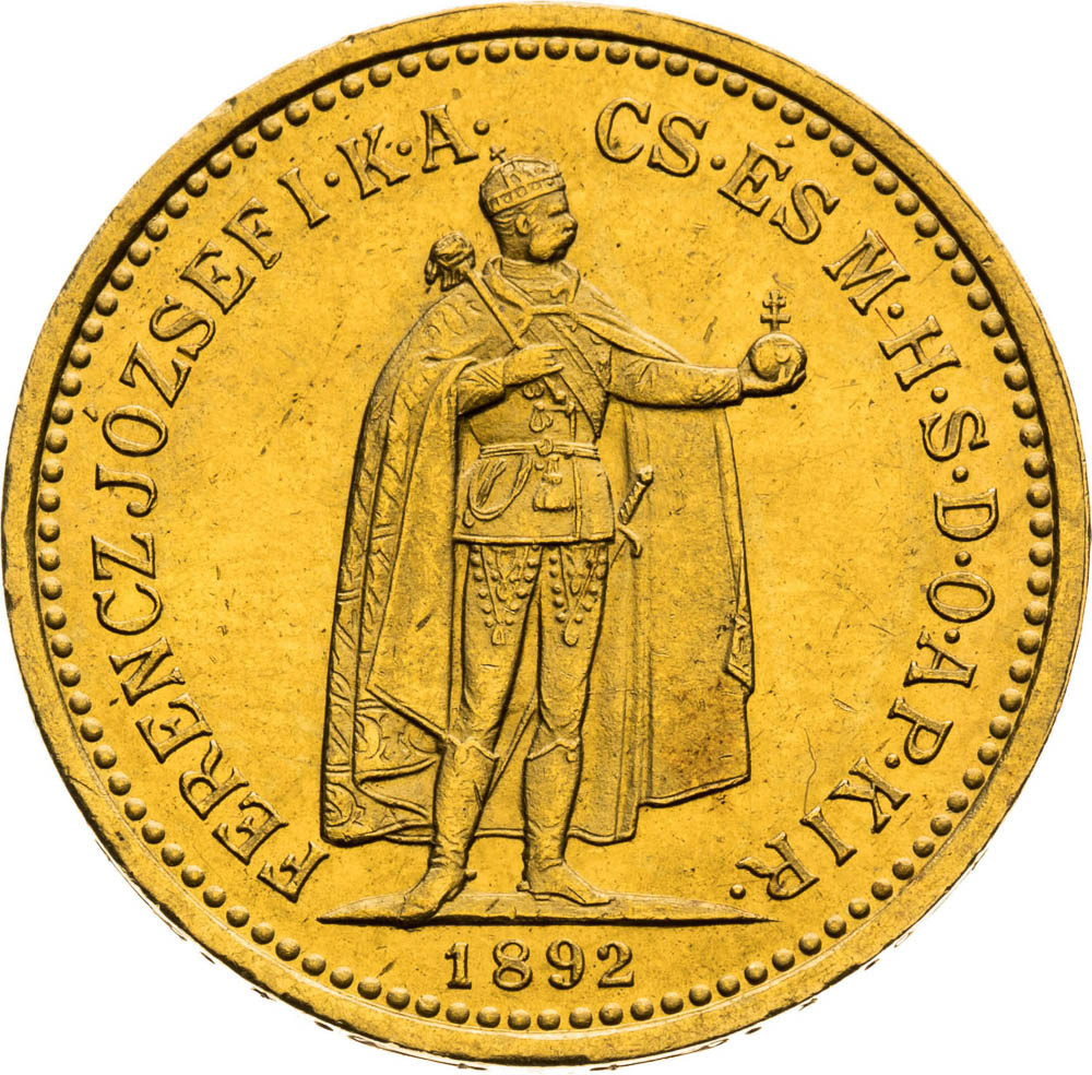 10 Corona 1892 - front