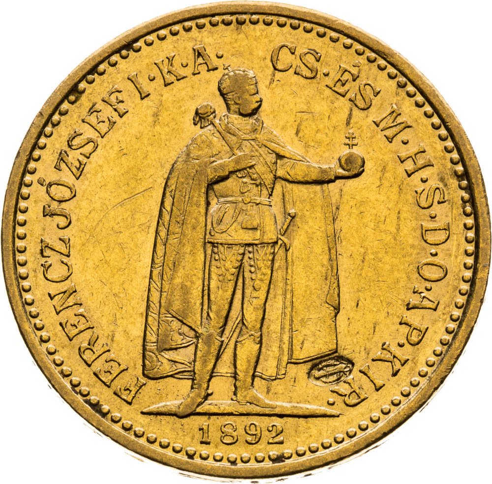 10 Corona 1892 - front