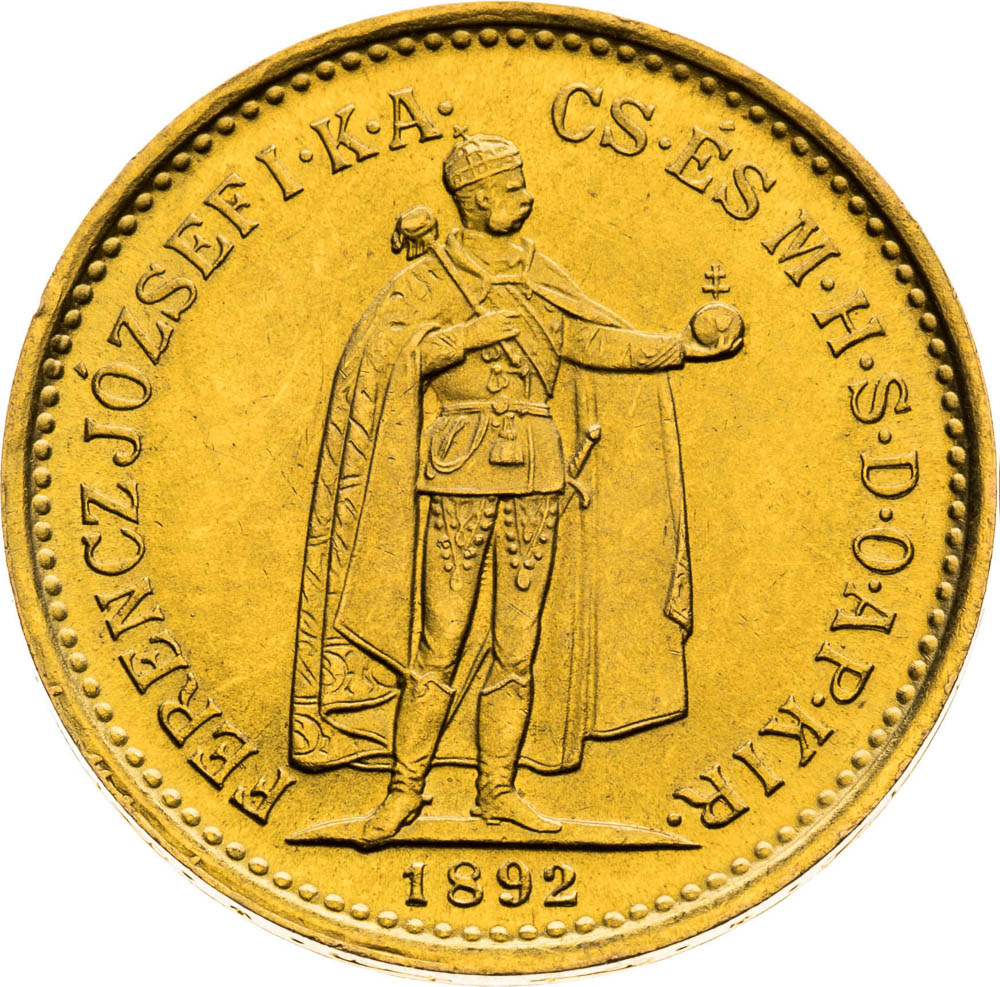 10 Corona 1892 - front