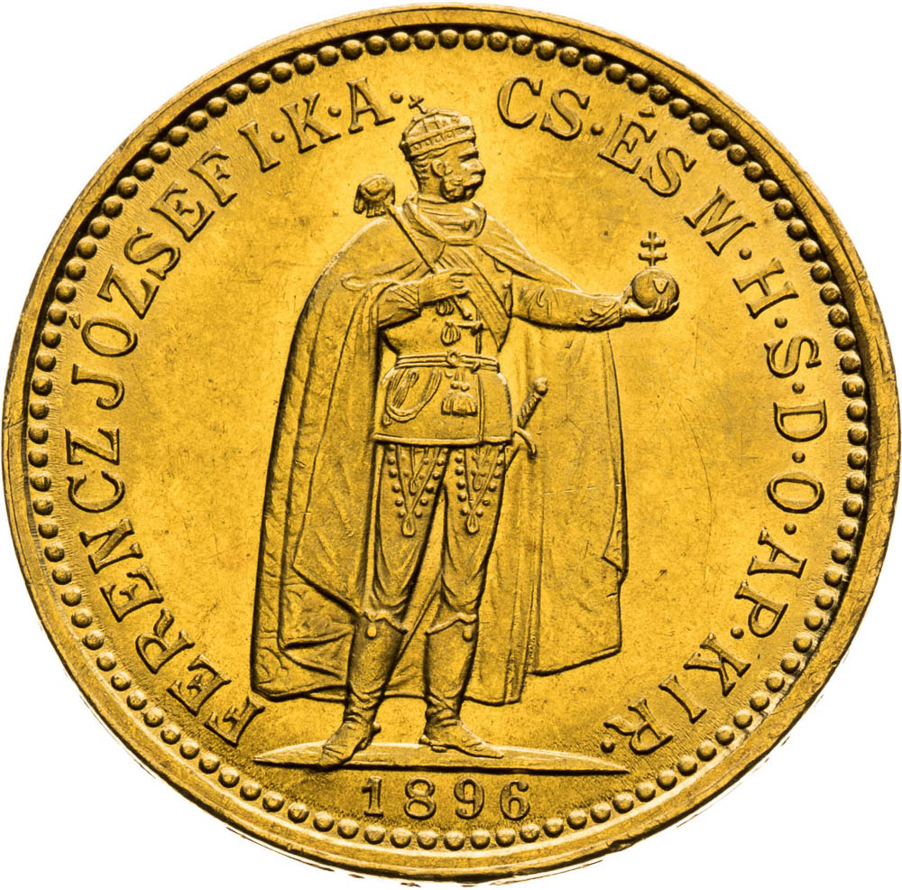 10 Corona 1896 - front