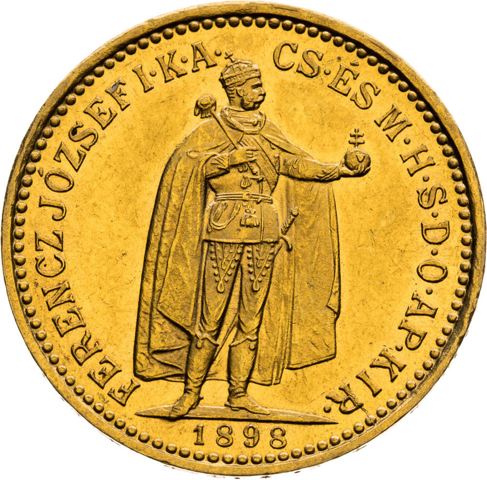 10 Corona 1898 - front