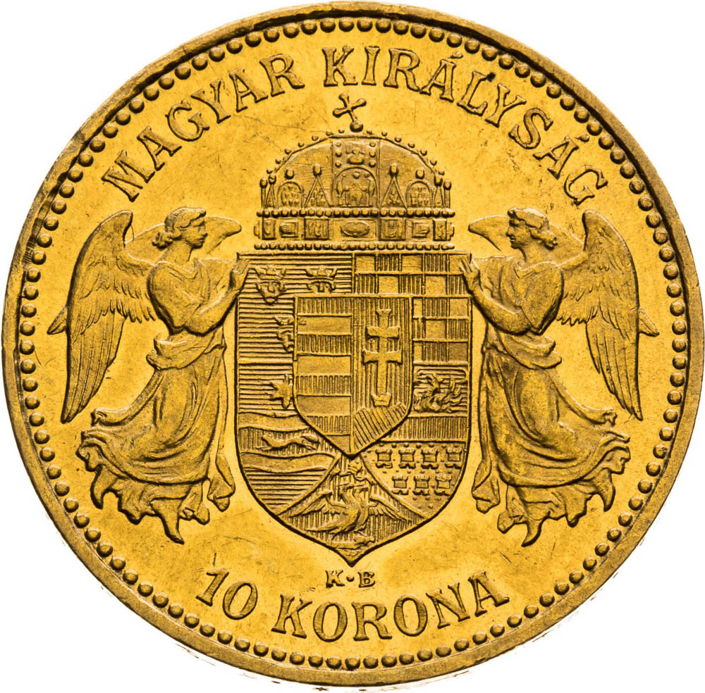 10 Corona 1898 - back