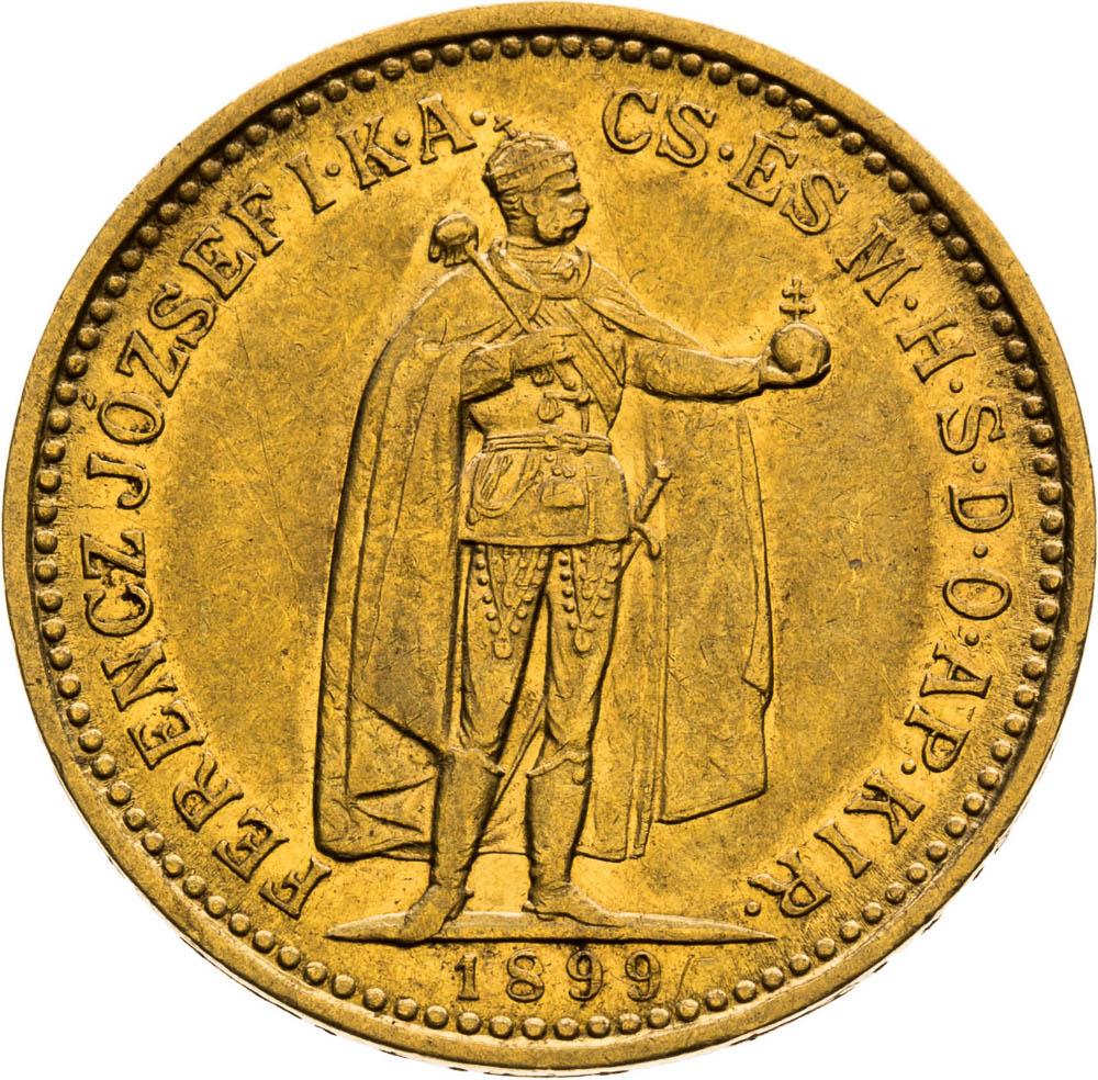 10 Corona 1899 - front