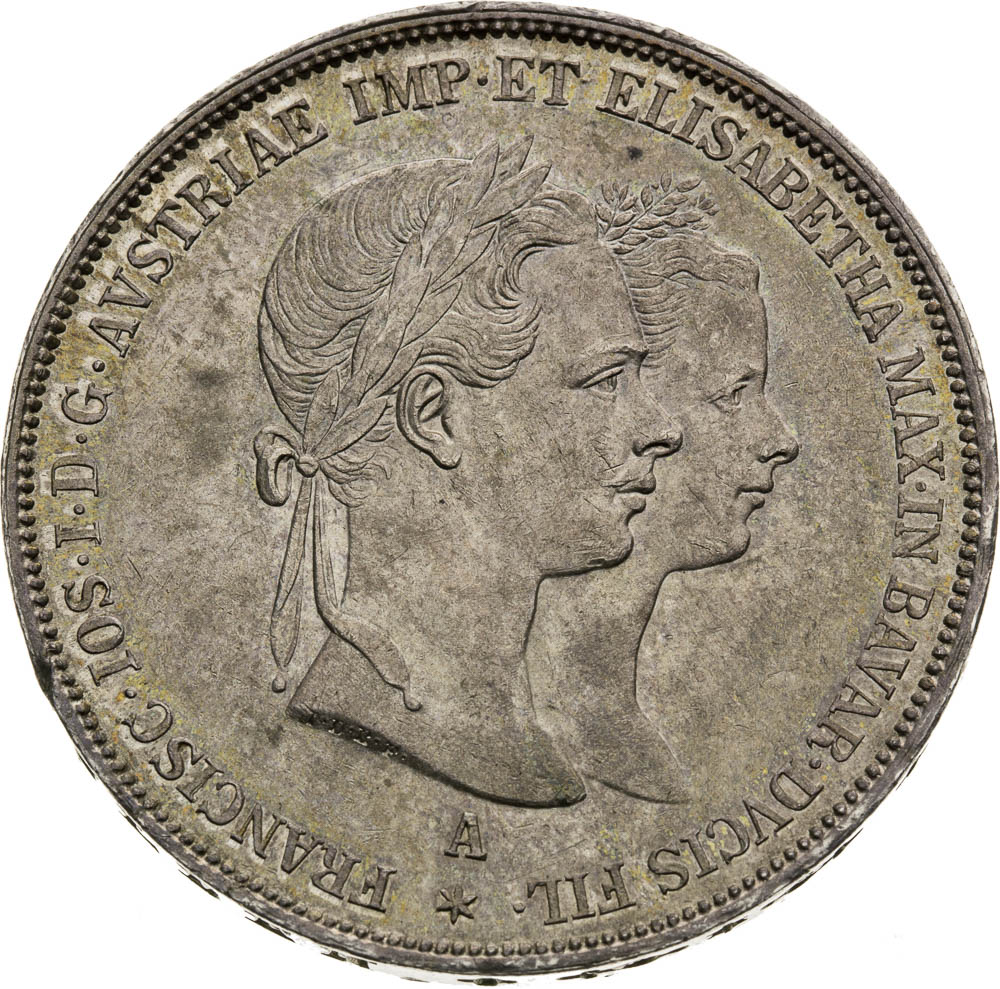 2 Gulden 1854 - front