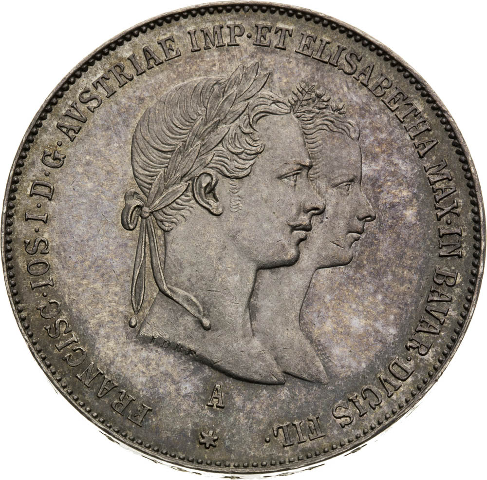 Gulden 1854 - front
