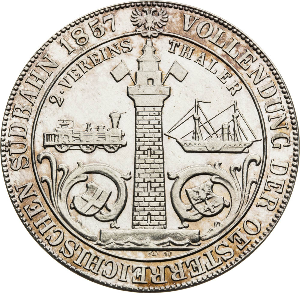 2 Thaler 1857 (Restrike) - back