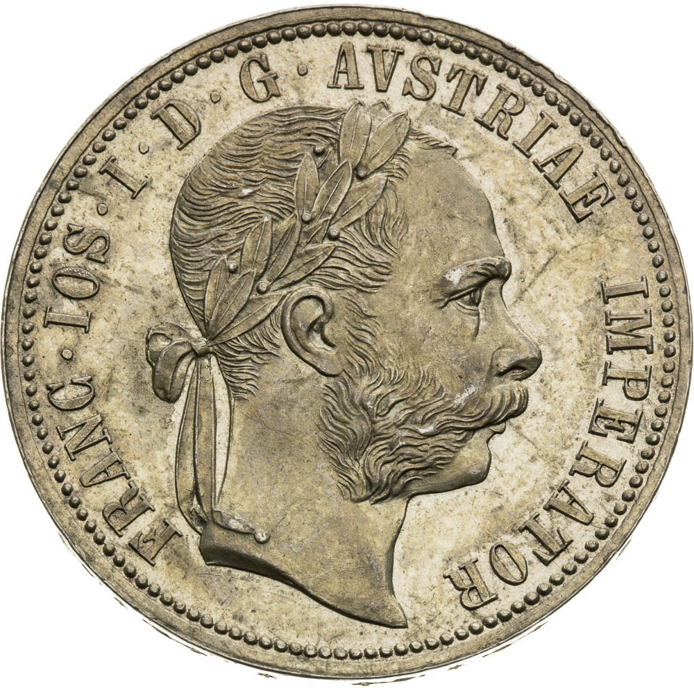 Gulden 1875 - front
