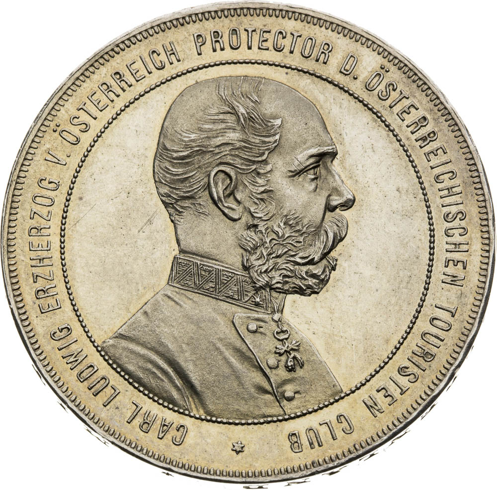 Silver Medal 1877 (Thaler) - front