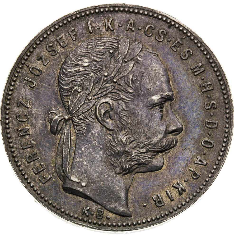 Schemnitz Gulden 1878 - front