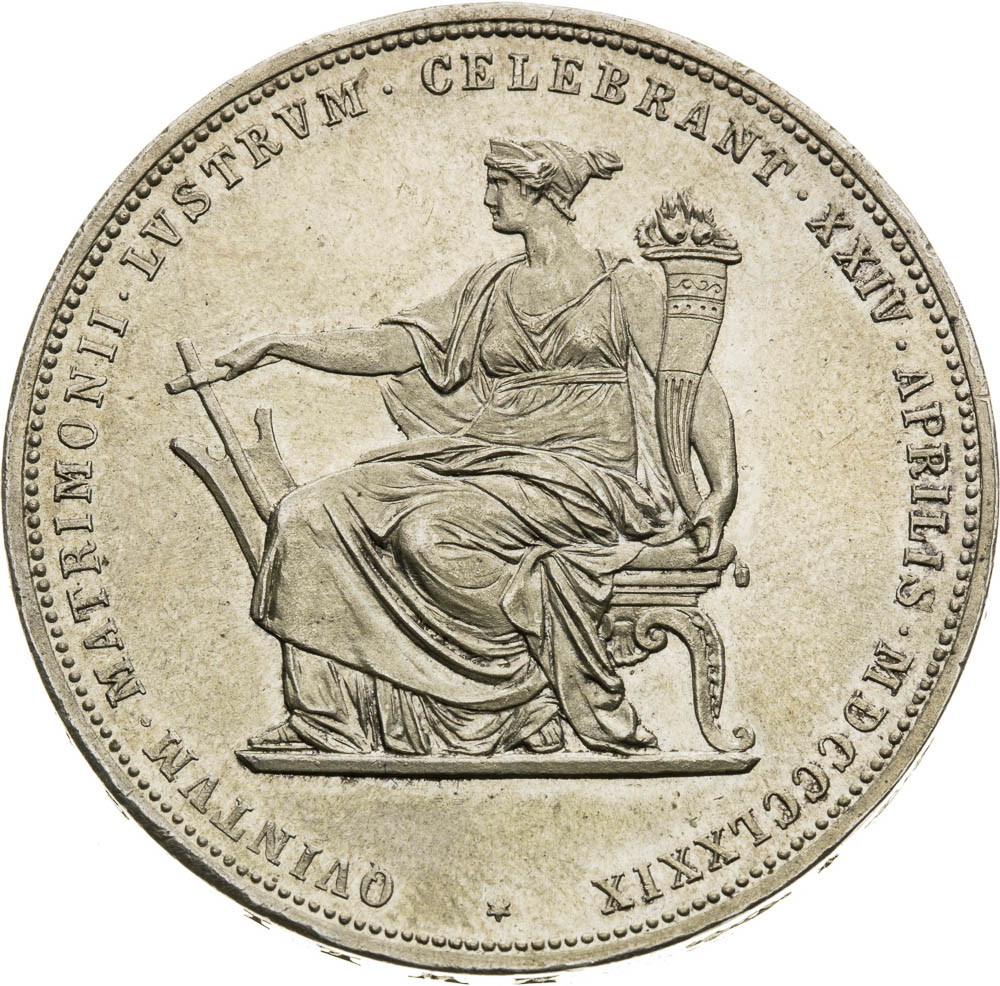 2 Gulden 1879 - back
