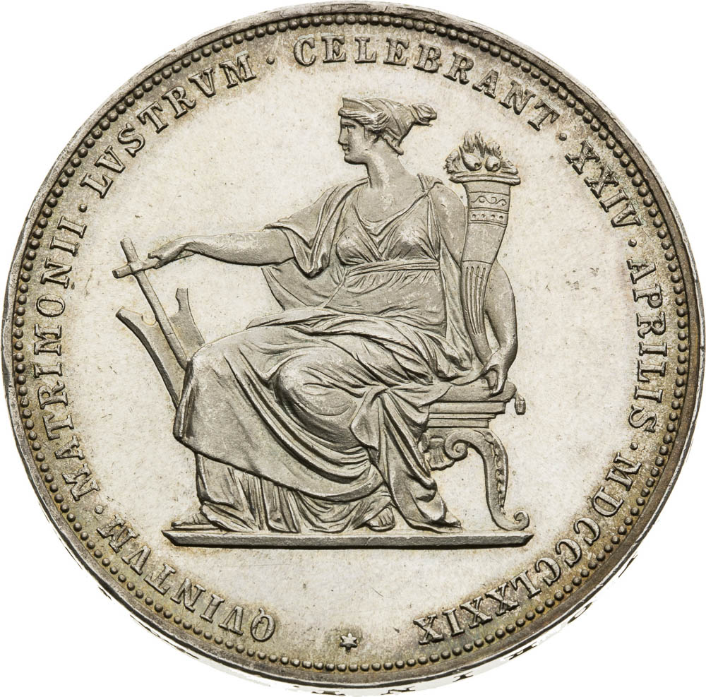 2 Gulden 1879 - back