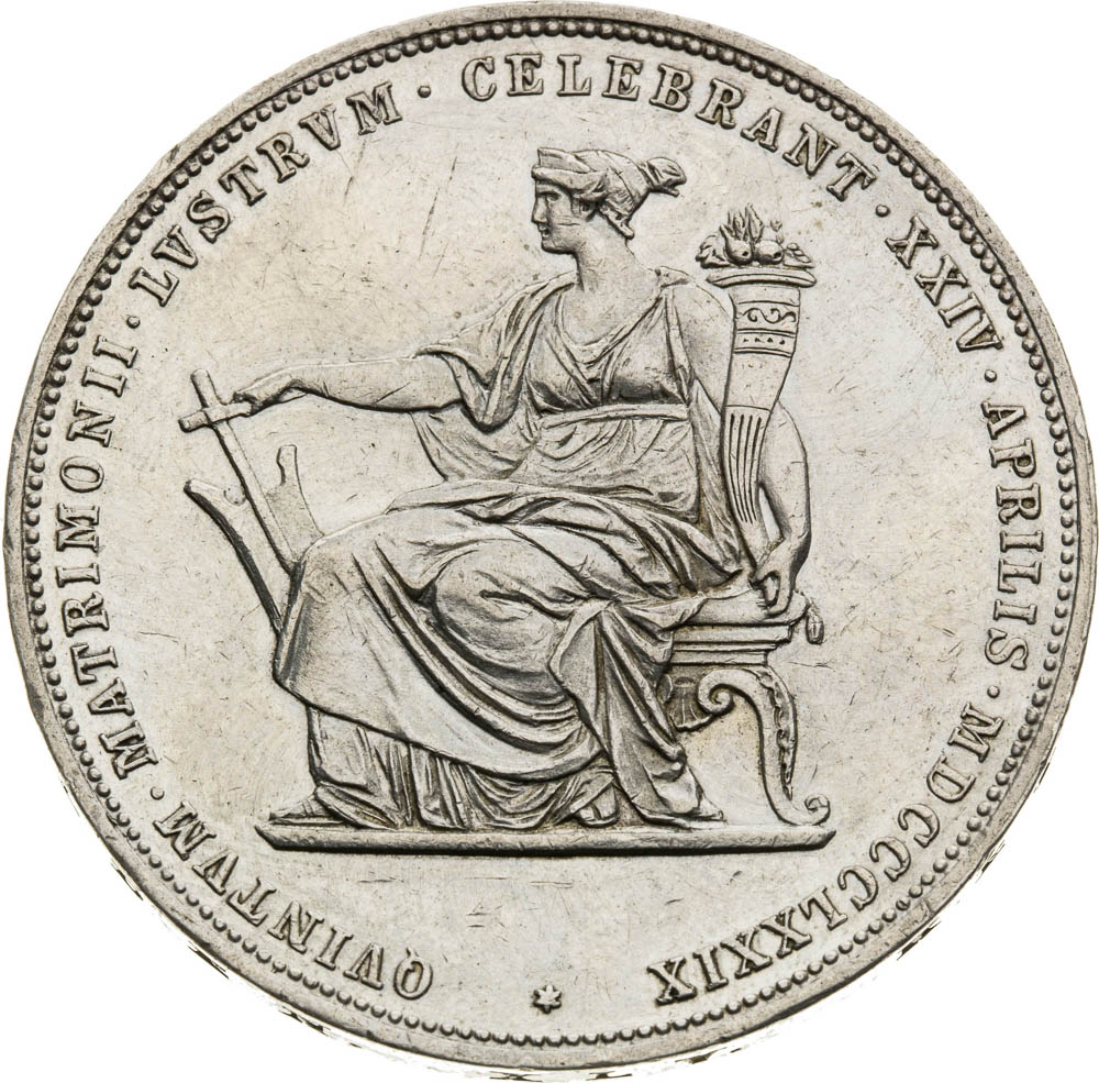 2 Gulden 1879 - back