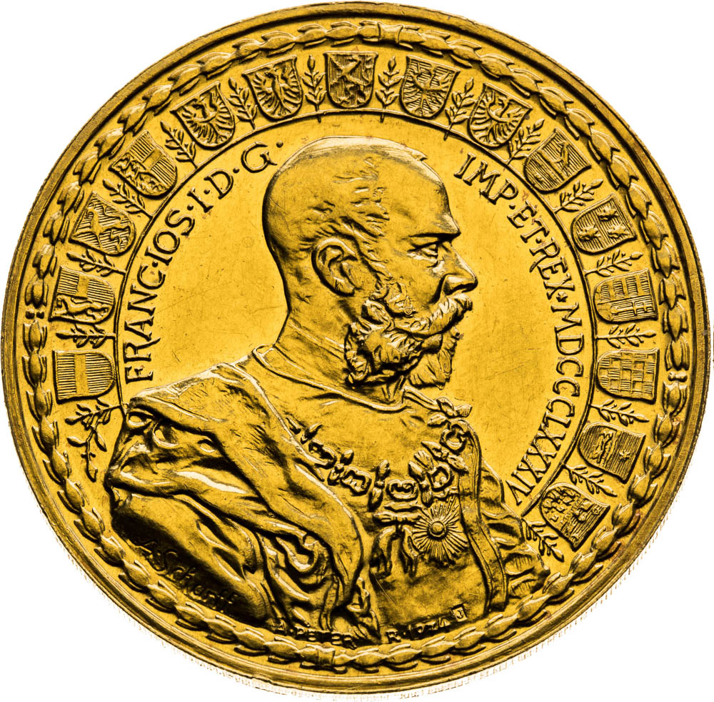 Gold Medal 1884/1974 (10 Ducats) - front