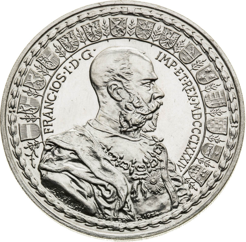 Silver Medal 1884/1974 (Restrike) - front
