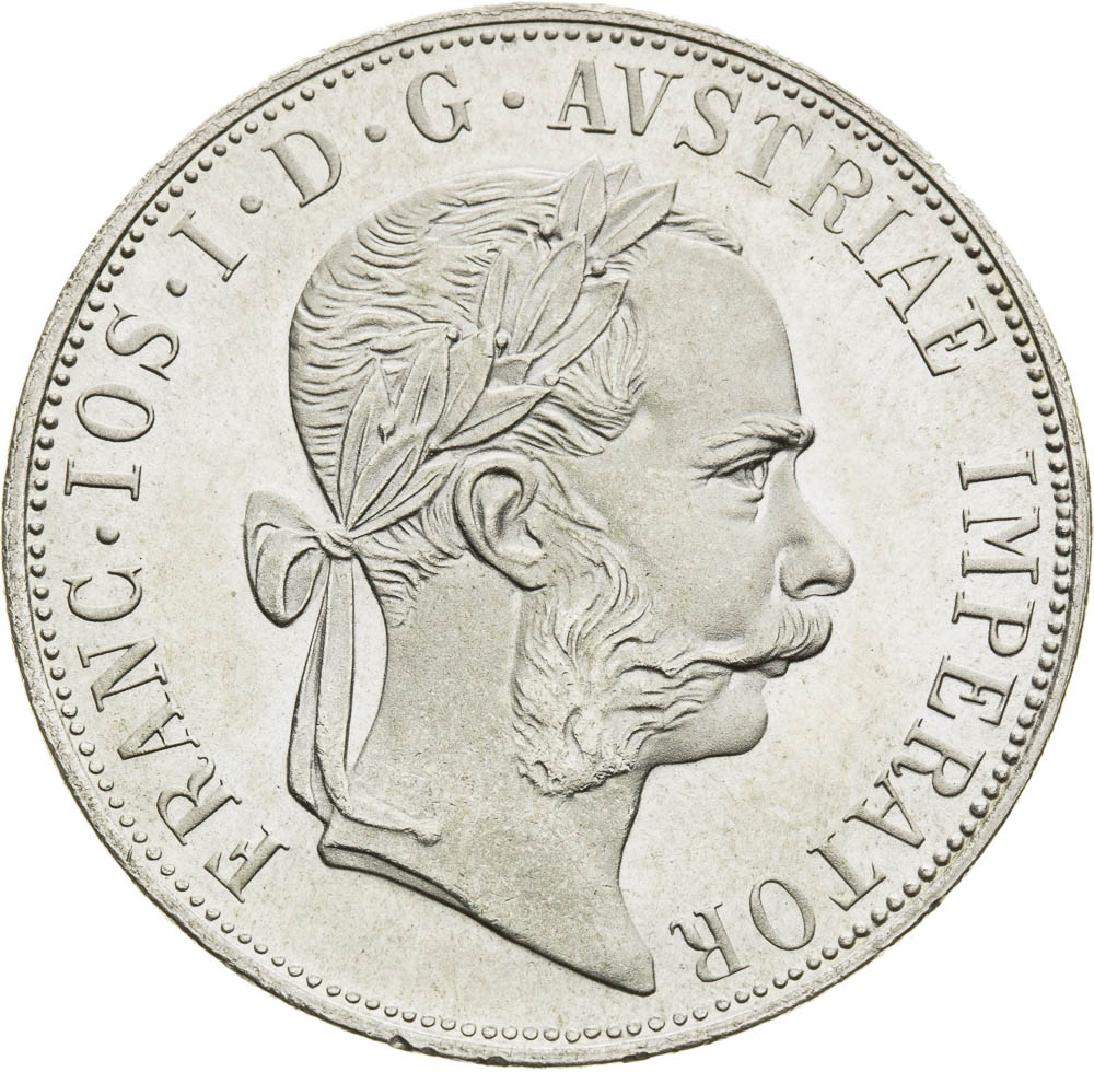 2 Gulden 1887/1974 (Restrike) - front
