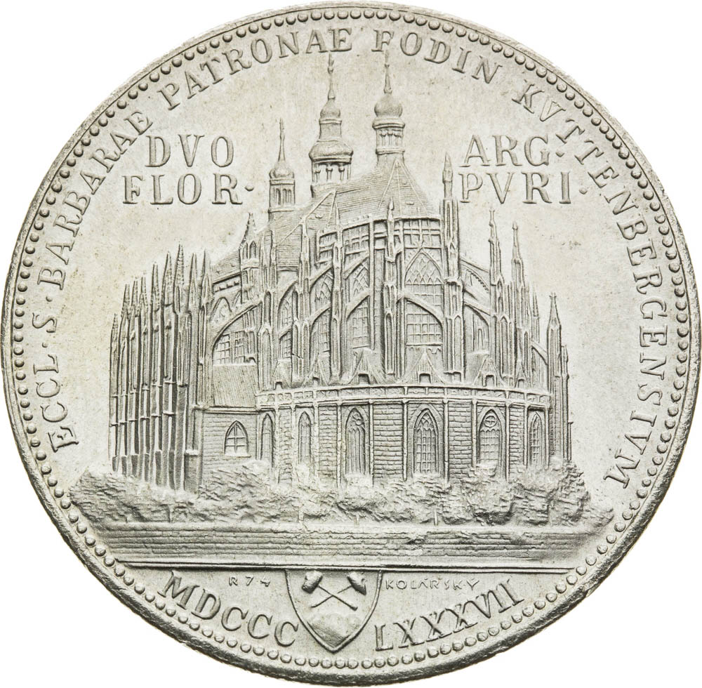 2 Gulden 1887/1974 (Restrike) - back