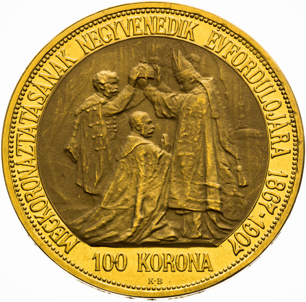 100 Corona 1907 - back