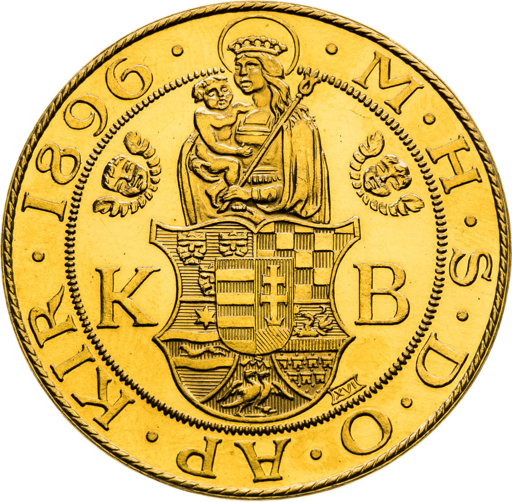 9 Ducats 1896 (Thaler) - back
