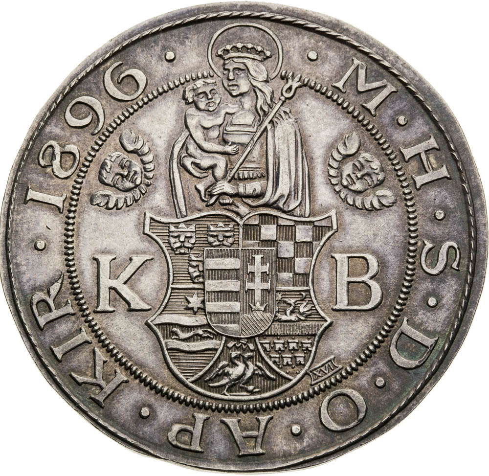 Thaler 1896 - back