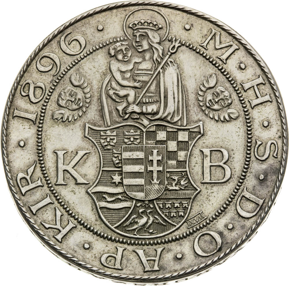 Thaler 1896 - back