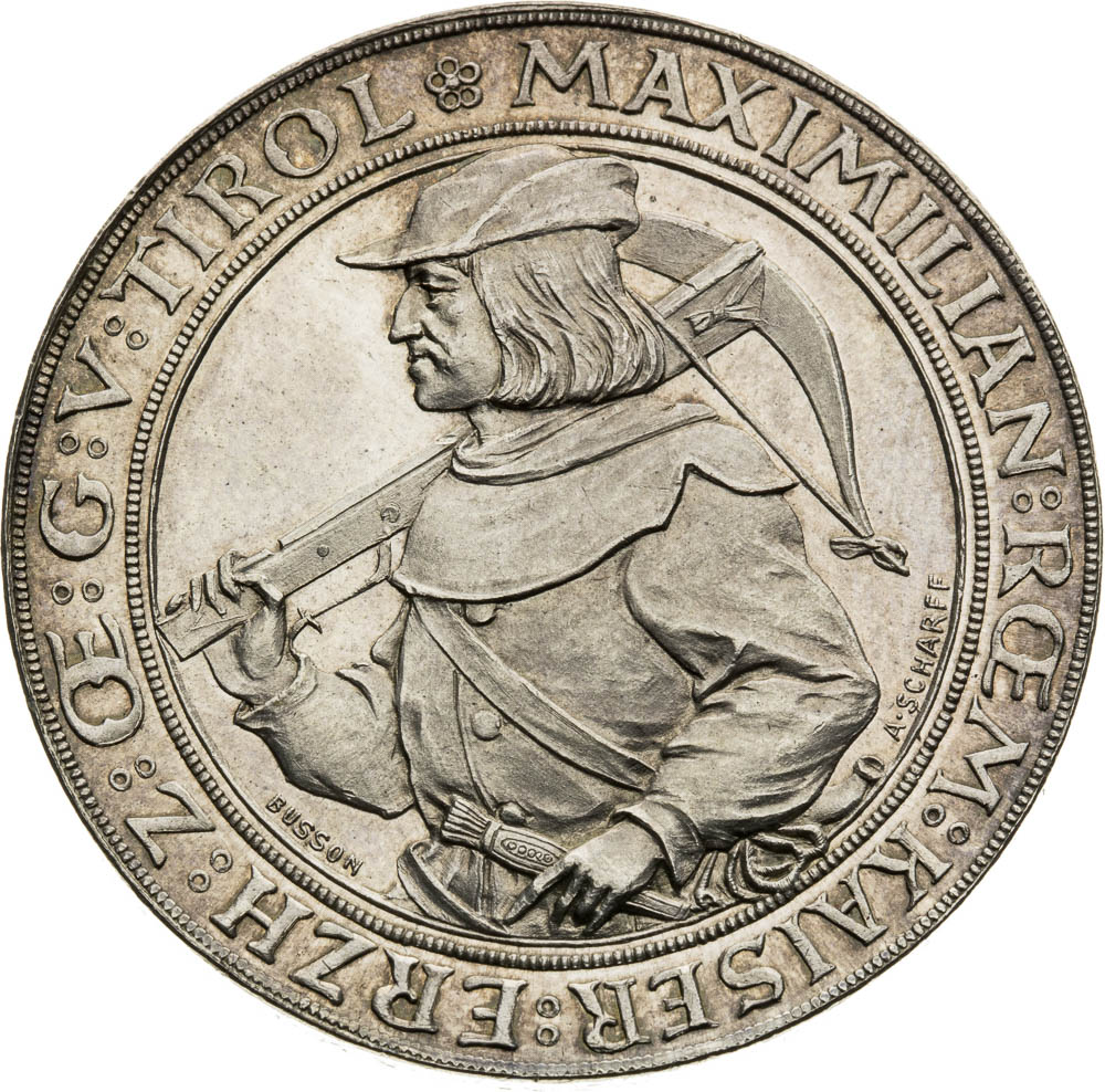 Silver Medal 1885 (2 Gulden) - front