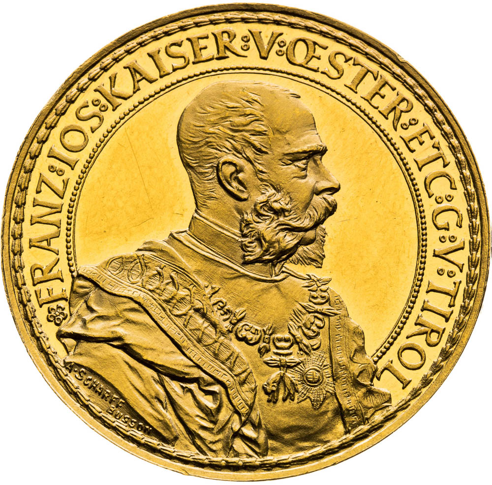 Gold Medal 1885 (4 Ducats) - front