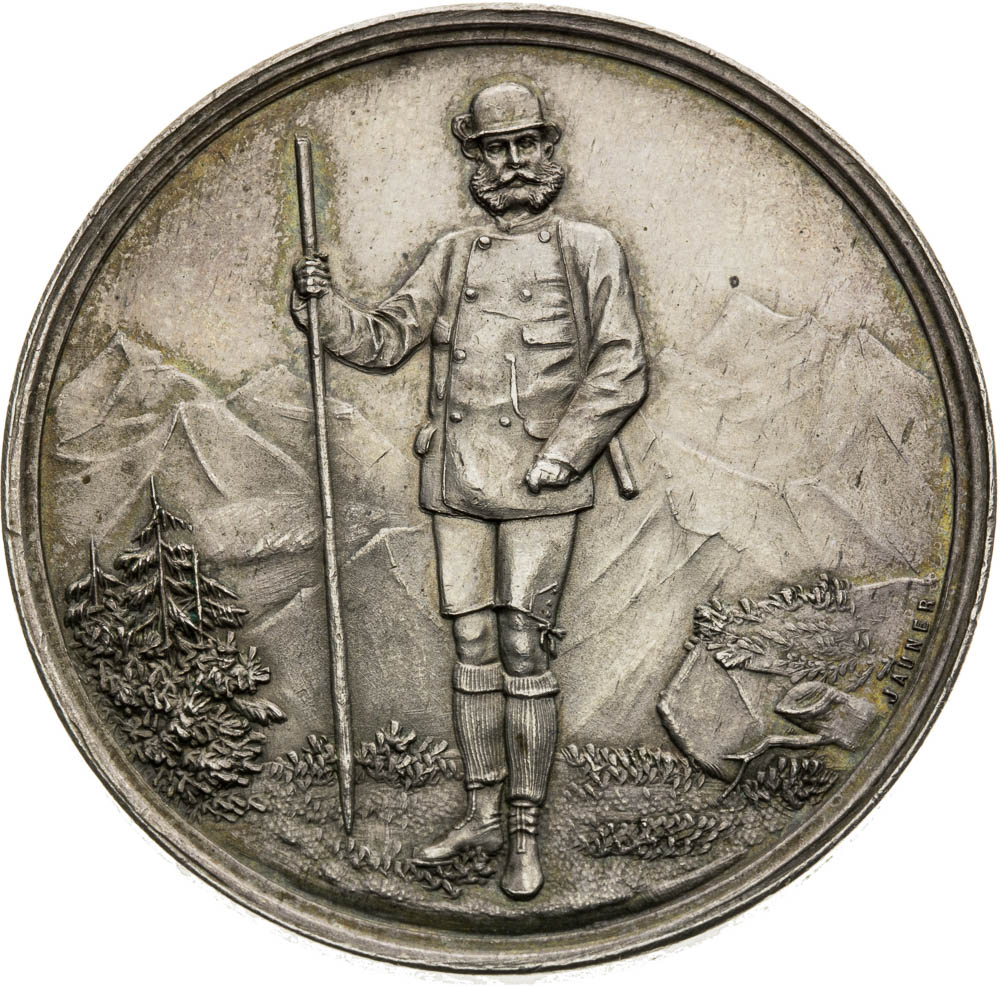 Silver Medal 1889 (2 Gulden) - front