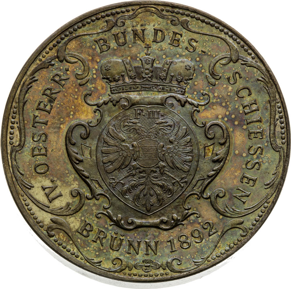 Bronze Medal 1892 - back