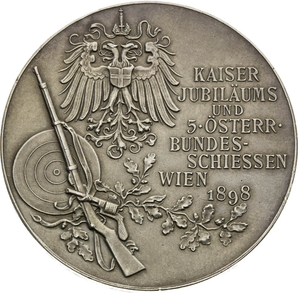 Silver Medal 1898 - back